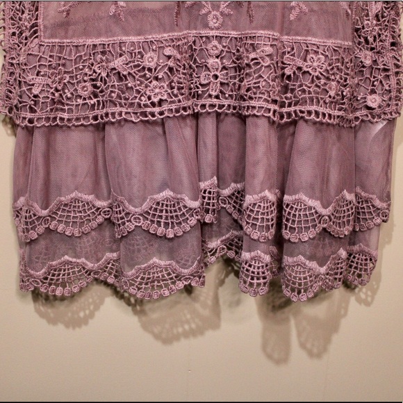 Rose Crochet Sheer Lace Top - Ricki’s - Picture 4 of 7